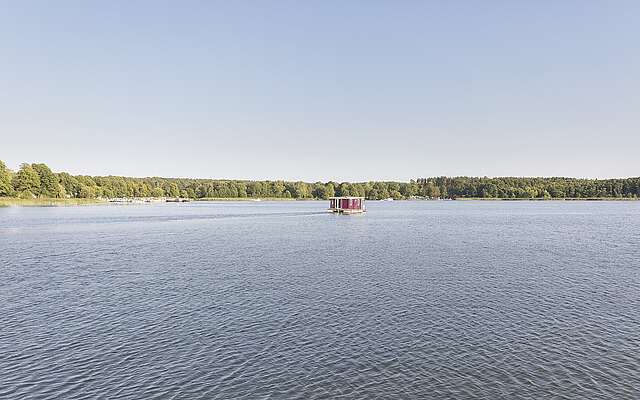 Hausboot auf dem Stolpsee