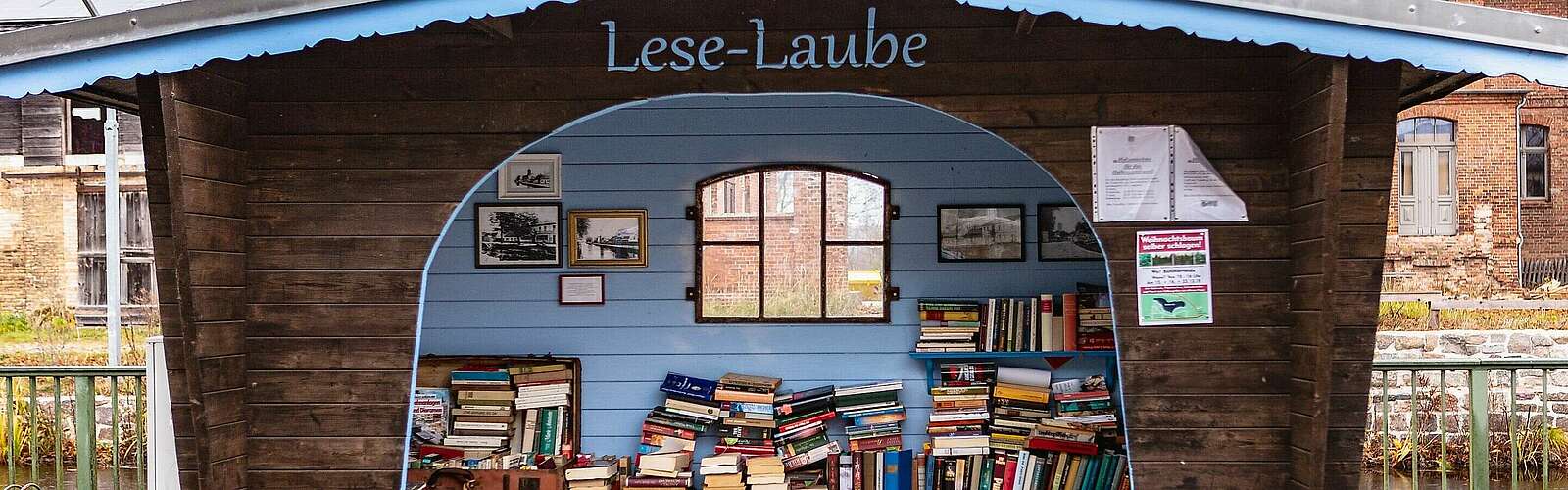 Lese-Laube in Zerpenschleuse,
        
    

        Foto: Fotograf / Lizenz - Media Import/Steffen Lehmann