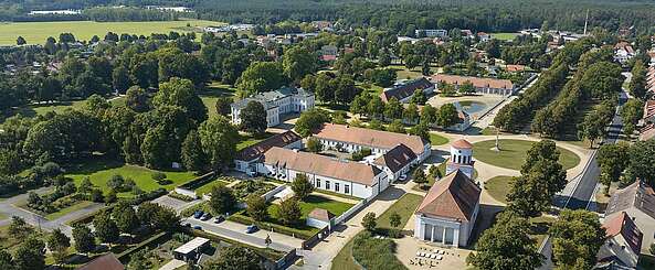 Schloss Neuhardenberg von oben