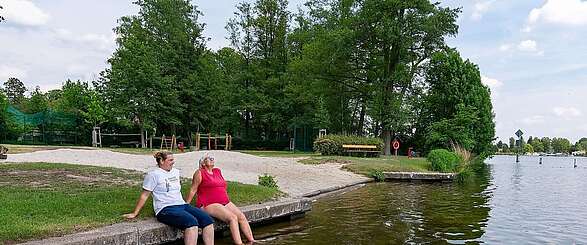 Familie Werner im Strandbad Neue Mühle