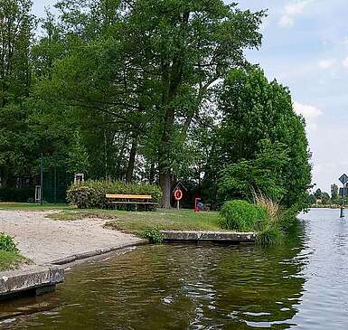 Familie Werner im Strandbad Neue Mühle