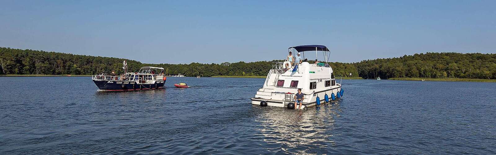 Hausboot bei Fürstenberg/Havel