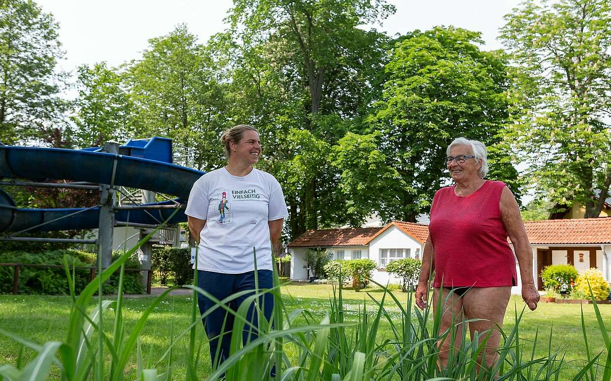 Familie Werner im Strandbad Neue Mühle