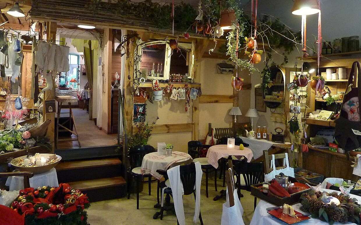 Das Café im alten Wachhaus von Ribbeck