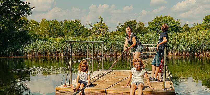 Familienausflug im Ruppiner Seenland