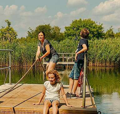 Mit der Familie im Ziegeleipark Mildenberg