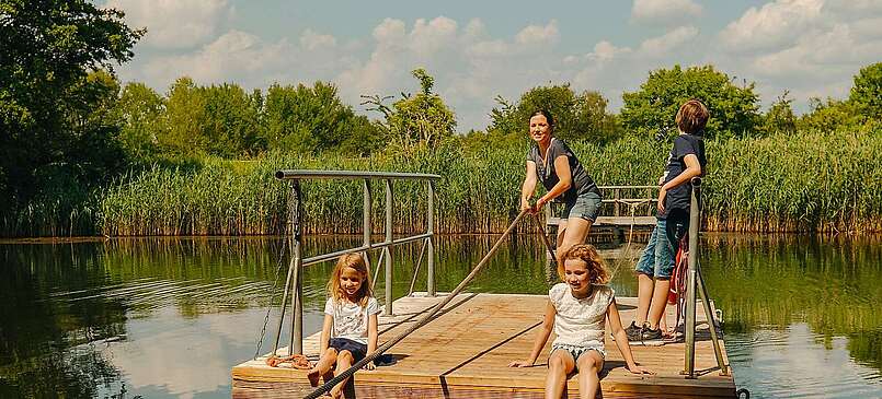 Familienausflug im Ruppiner Seenland