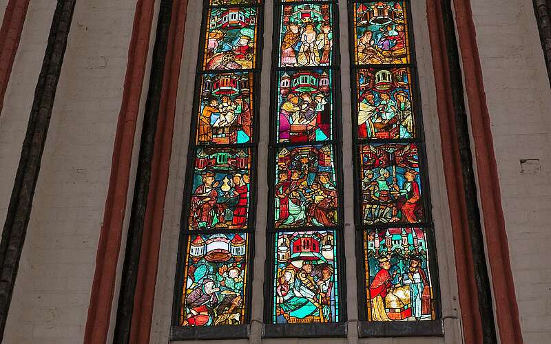 



    
        
                Fenster in der Marienkirche Frankfurt (Oder),
            
        
                Foto: TMB Tourismus-Marketing Brandenburg GmbH/Steffen Lehmann
            
    
