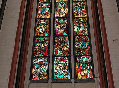 Fenster in der Marienkirche Frankfurt (Oder)