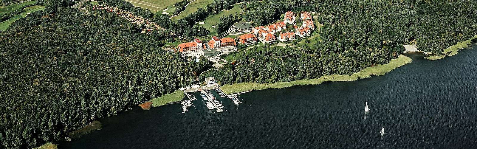 Luftbild vom A-ROSA Scharmützelsee,
            
        
                Foto: A-ROSA Scharmützelsee/Kein Urheber bekannt