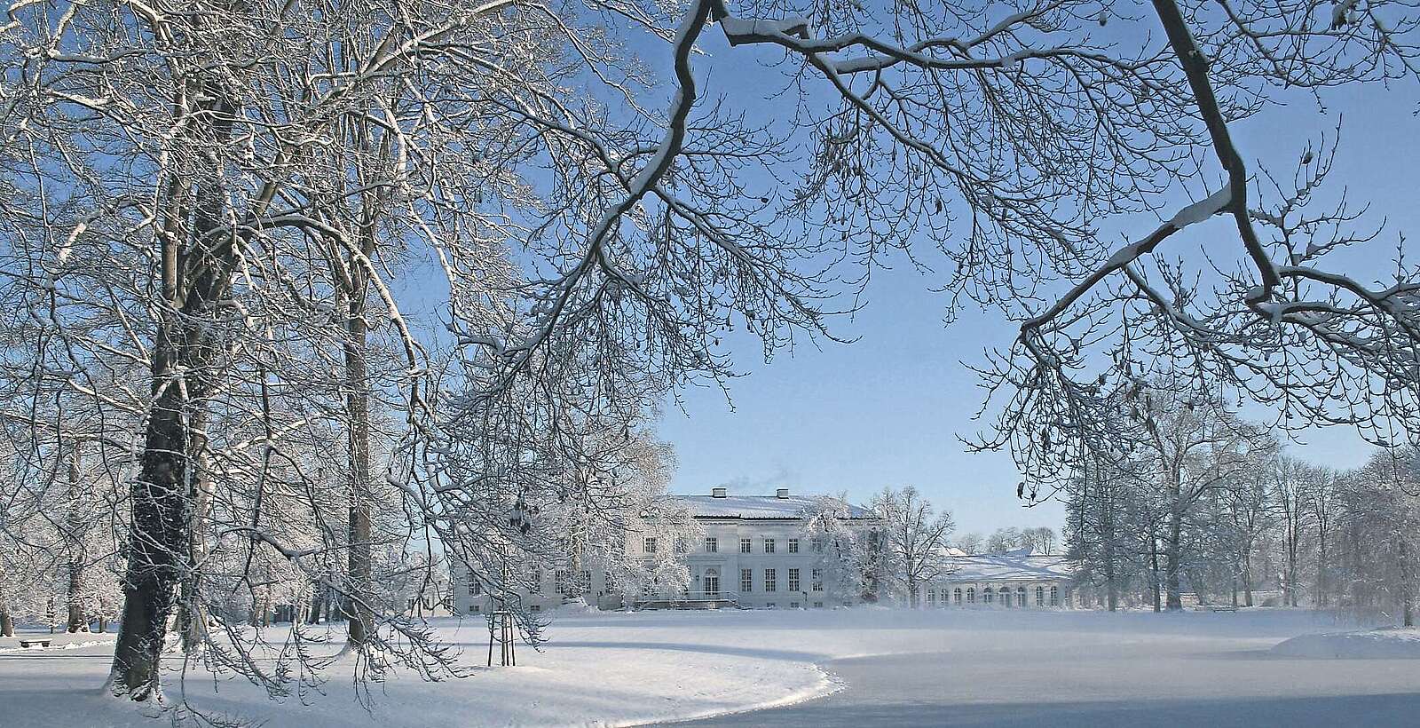 Schloss Neuhardenberg im Winter