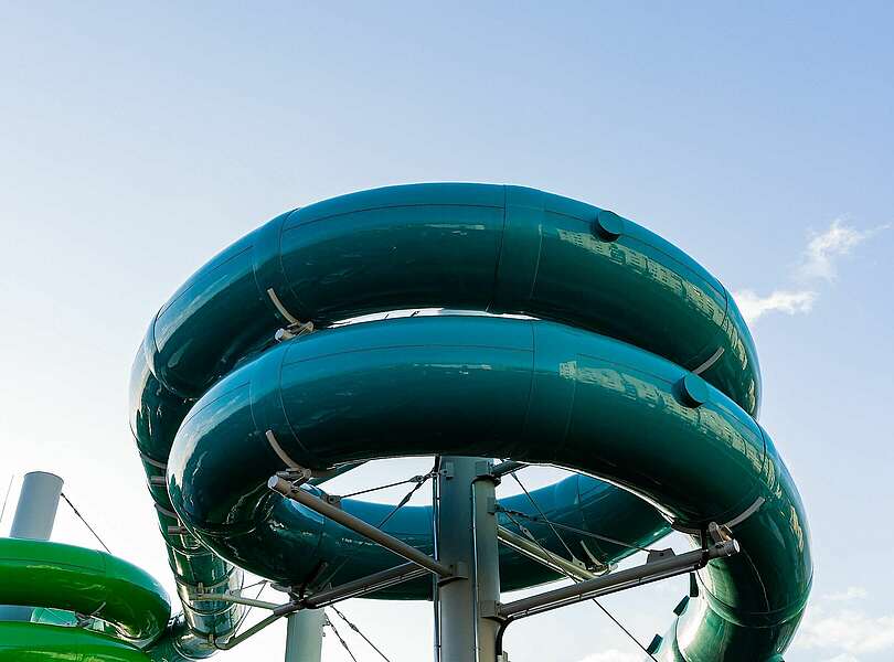 Rutsche im Spreeweltenbad Lübbenau