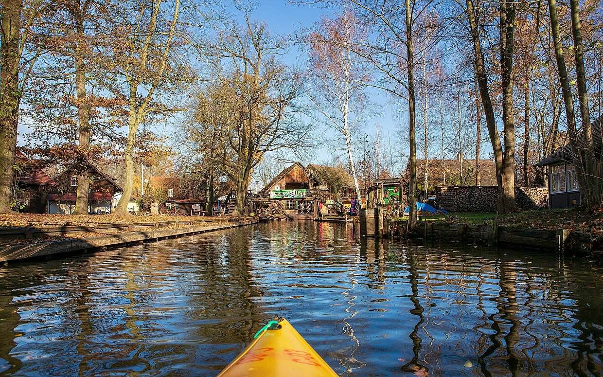 Kanutour in Lehde