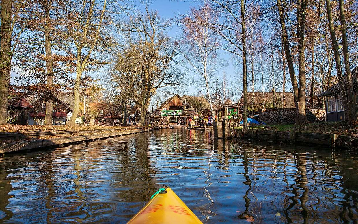 Kanutour in Lehde