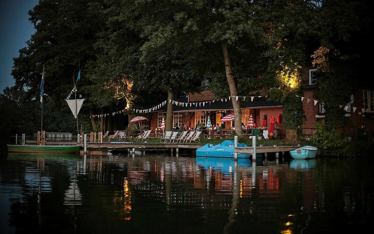 Abendstimmung auf der Insel Kyritz