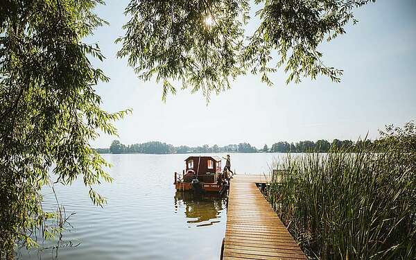 Floßtour auf dem Schwielochsee