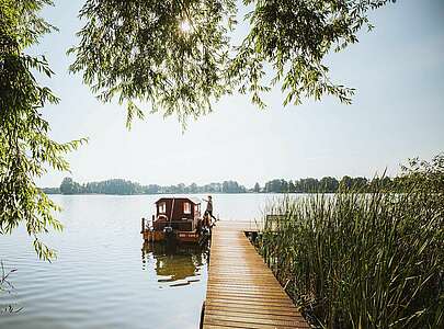 Floßtour auf dem Schwielochsee