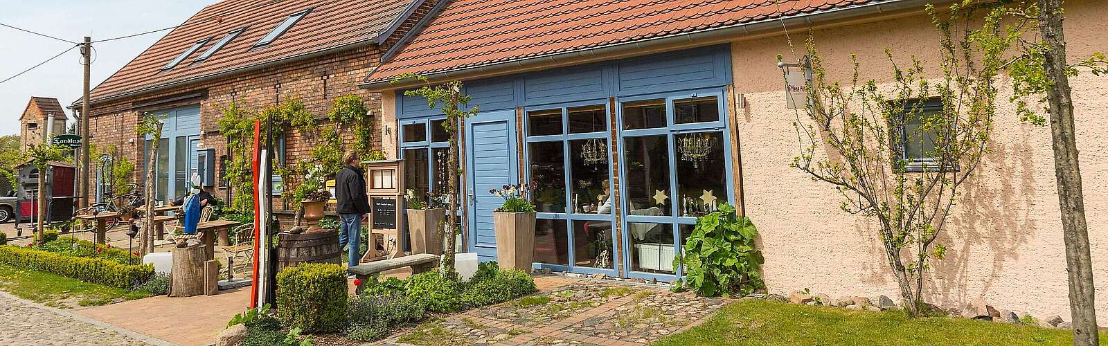 Außenbereich vom Restaurant Landlust Körzin
