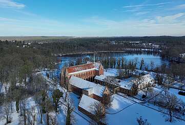 Kloster Chorin im Schnee