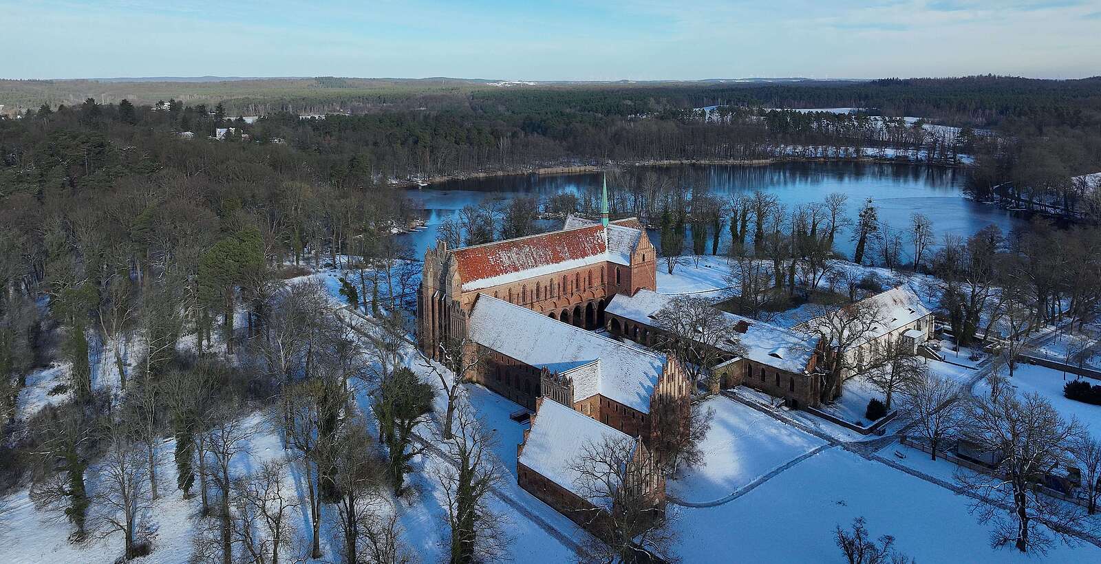 Kloster Chorin im Schnee