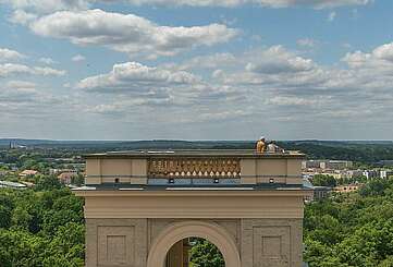 Auf dem Dach von Potsdam