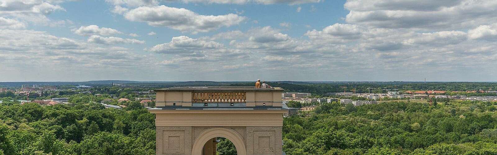 Blick vom Schloss Belvedere über Potsdam,
        
    

        Foto: Fotograf / Lizenz - Media Import/Steffen Lehmann