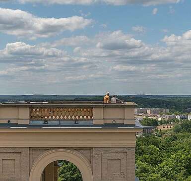 Blick vom Schloss Belvedere über Potsdam