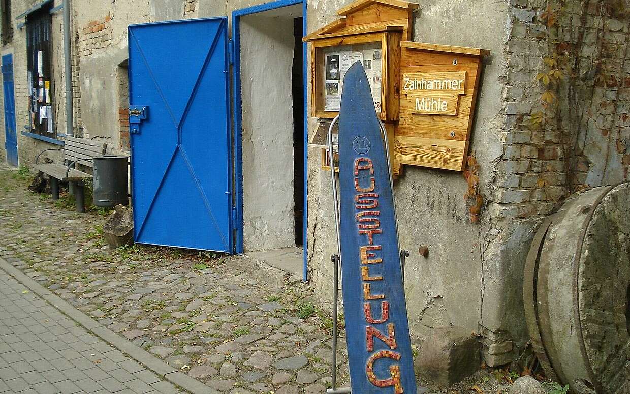 In der Zainhammer Mühle von Eberswalde befindet sich heute ein Kunstverein, der ein kleines Museum betreibt.