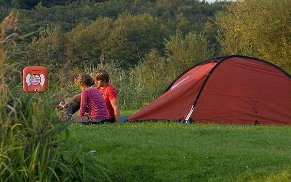 Campingzelt in der Natur