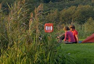 Campingzelt in der Natur