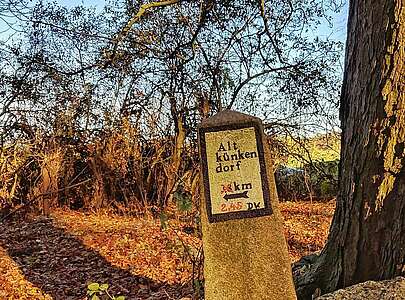 Wegweiser beim Wandern