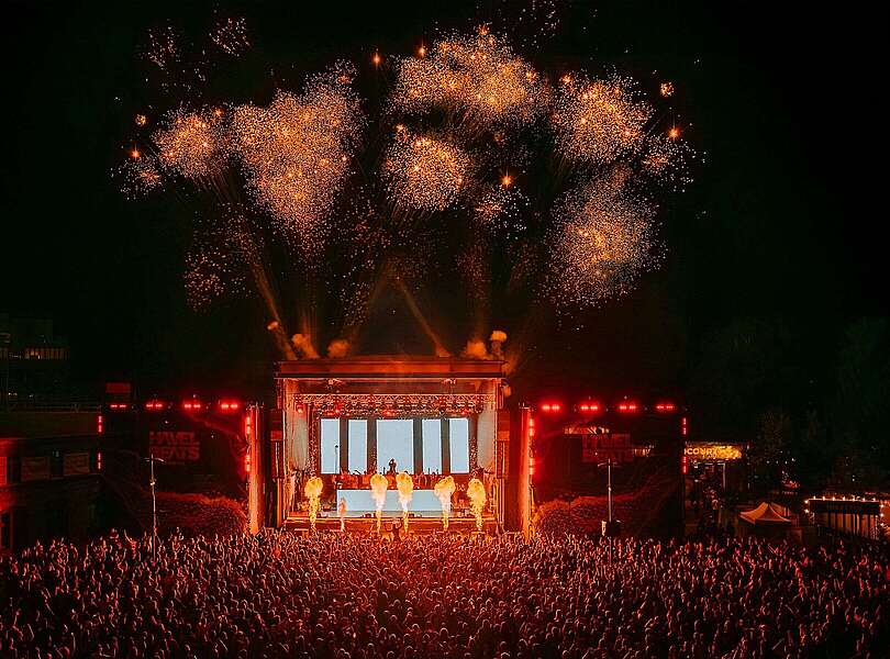 Bühnenshow auf dem Havelbeats 2023