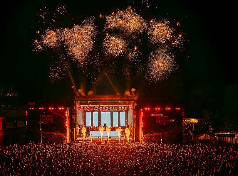 Bühnenshow auf dem Havelbeats 2023