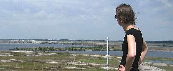 Tagebausee im Lausitzer Seenland