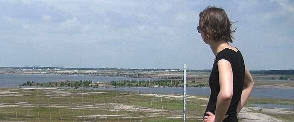 Tagebausee im Lausitzer Seenland