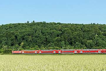 Mit der Bahn