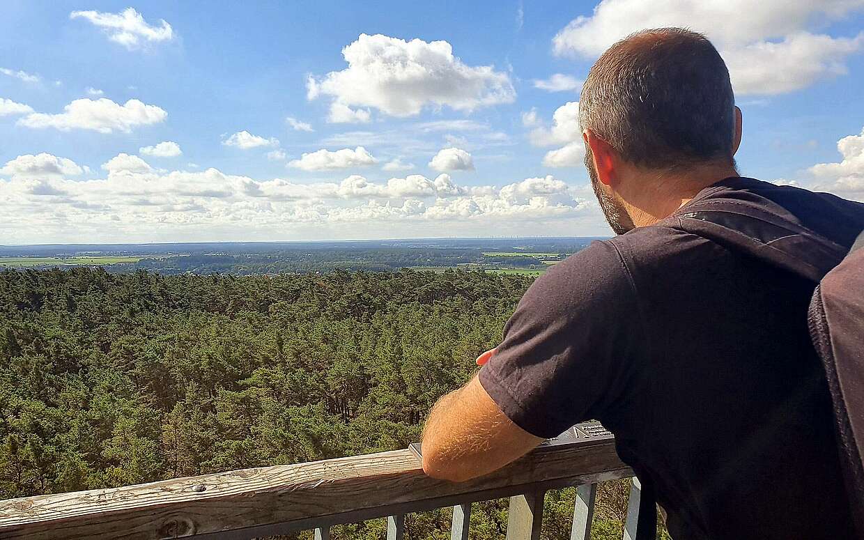 Ausblick vom Aussichtsturm am Götzer Berg