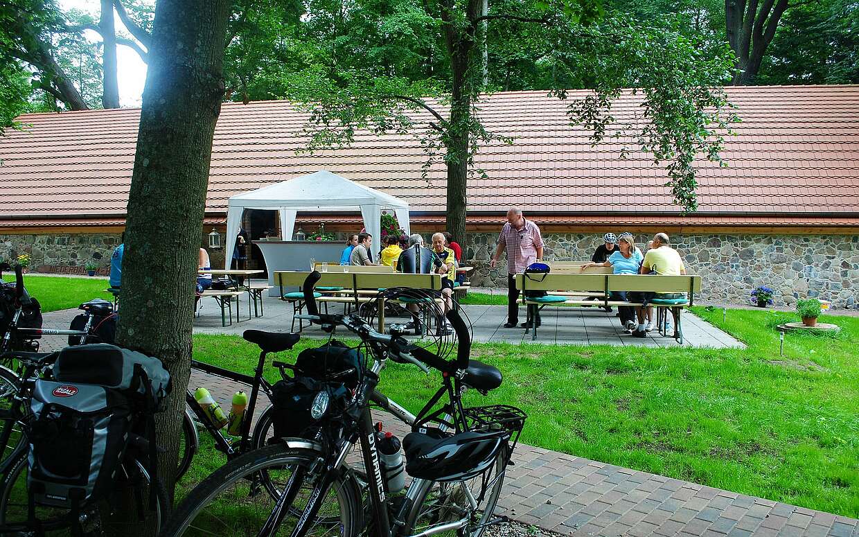 Pause beim "Schleusengraf"