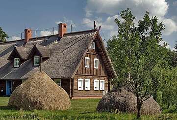 Traditionelles Spreewaldhaus in Burg (Spreewald)