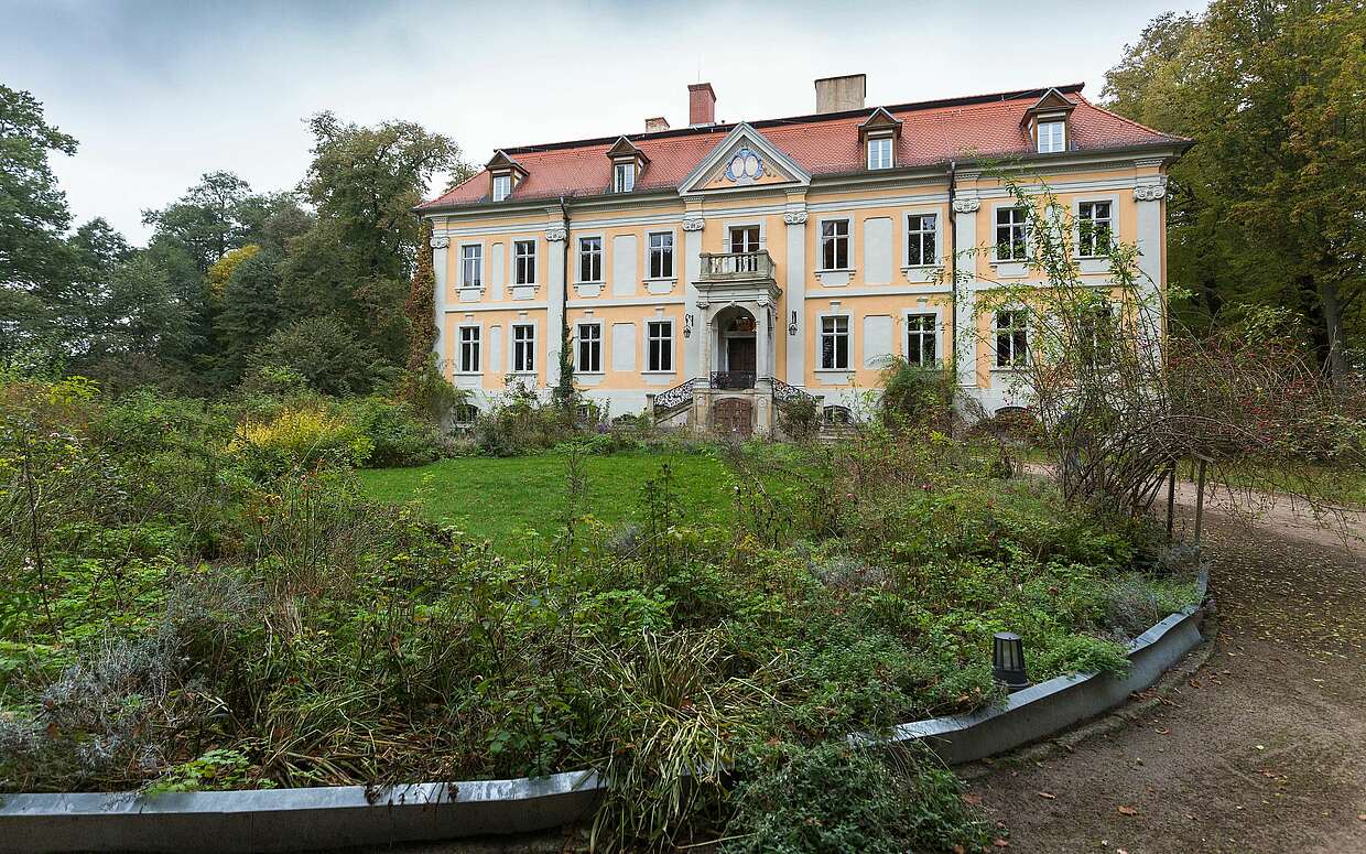 Blick auf das Schloss Stülpe