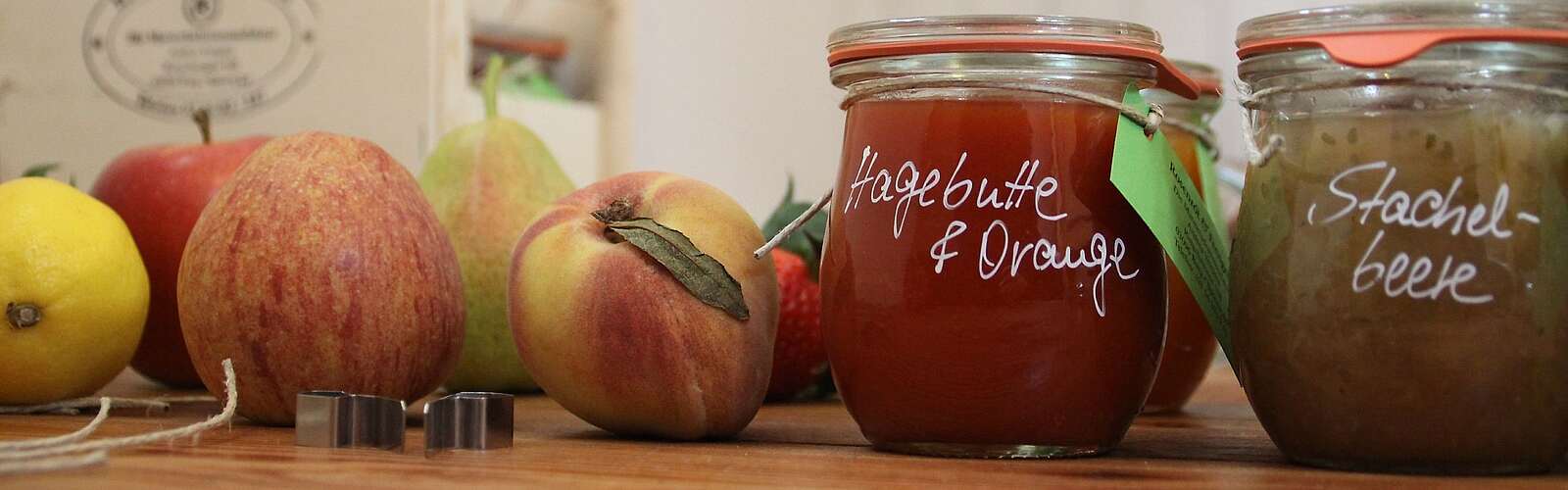 Marmeladen aus der Manufaktur Rosenrot und Feengrün