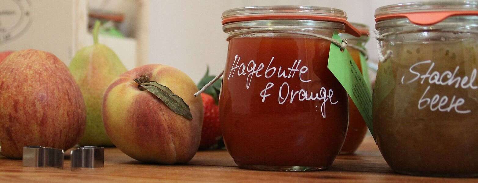 Marmeladen aus der Manufaktur Rosenrot und Feengrün