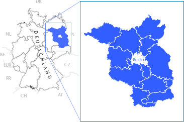 Brandenburg Landkarte